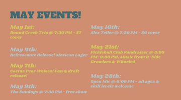 May Events!